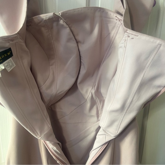 Alexander by Daymor 1373 Button Back Off The Shoulder Dress. - Picture 8 of 10